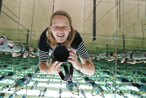 Ich im Spiegelhaus