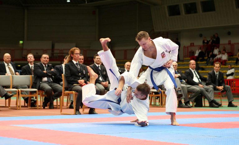 Erfurt , 190910 , Karate , German Open  Finale Kata Team Herren Czech National Team mit Janda , Pilmann und Tesarek (CZE) Foto:Karina Hessland