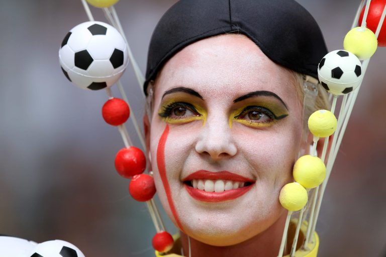 Berlin , 260611 , FIFA / Frauen Weltmeisterschaft 2011 / Womens Worldcup 2011 , Gruppe A ,  Deutschland (GER) gegen Canada (CAN)
Eröffnungsfeier zur WM 
Foto:Karina Hessland