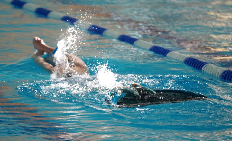 20.01.18 , Erfurt, Roland-Matthes Schwimmhalle, Landesmeisterschaft im Fin Swimming / Flossenschwimmen Foto: Karina Hessland-Wissel
