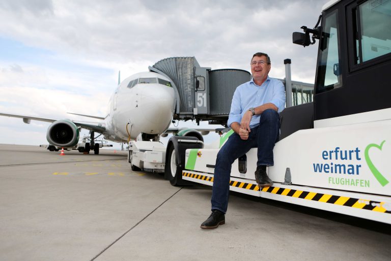 28.06.2018 , Erfurt, Flughafen Erfurt-Weimar, Geschäftsführer Uwe Kotzan 
Foto: Karina Hessland-Wissel