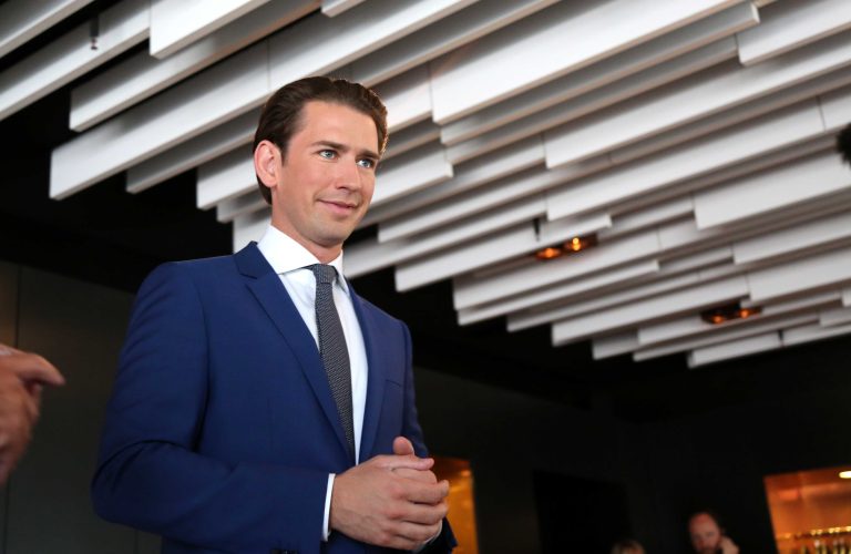 23.08.18 , Erfurt, Messehalle, Jahresempfang der CDU-Fraktion im Thüringer Landtag, Ehrengast und Festredner ist der Bundeskanzler der Republik Österreich und Vorsitzender der Österreichischen Volkspartei, Sebastian Kurzim Bild: Bundeskanzler Sebastian KurzFoto: Karina Hessland-Wissel