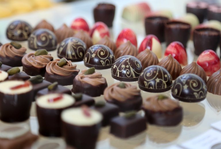 12.03.19 , Erfurt, Messe, Thüringen Ausstellung, im Bild: Pralinen in unterschiedlichen Ausführungen Foto: Karina Hessland-Wissel