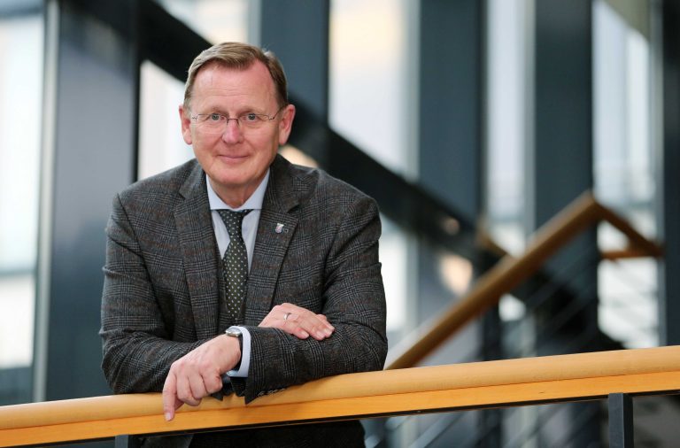 26.09.2019 , Erfurt, Thüringer Landtag, Ministerpräsident Bodo Ramelow (Die LINKE) im BAMS-Interview  
im Bild: Porträt Ministerpräsident Bodo Ramelow 
Foto: Karina Hessland-Wissel / Bild am Sonntag